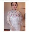 Indian Heavy Industry Nail Bead Shawl Long Tassel Cheongsam Women Shiny