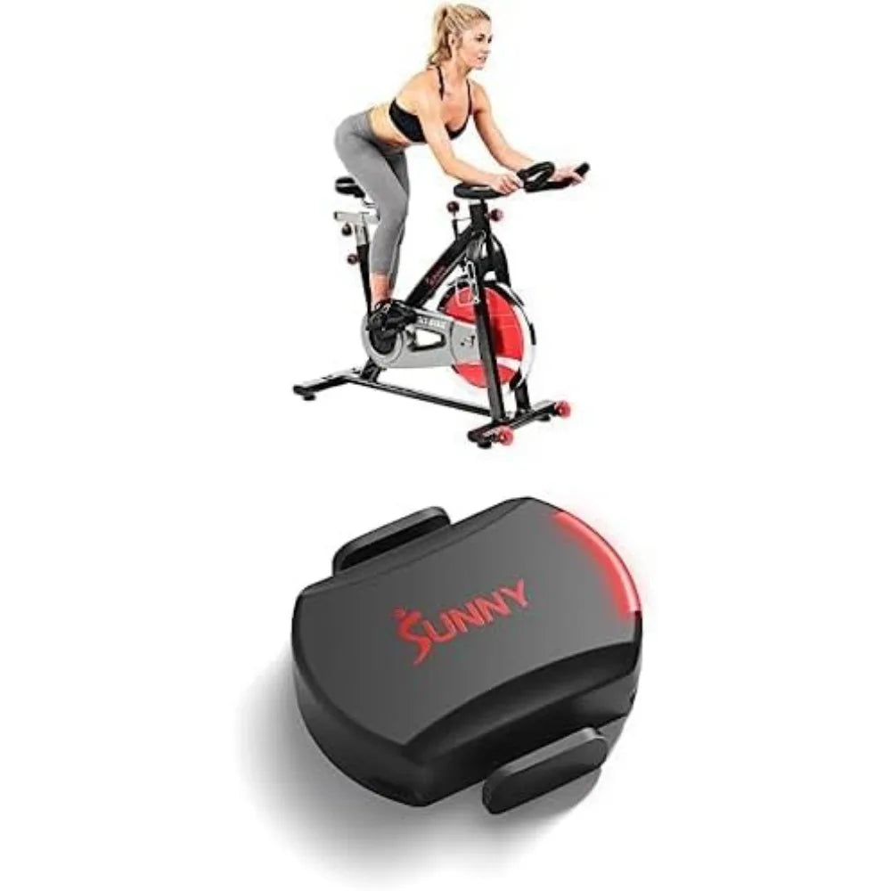 Indoor Cycling Exercise Bike with Heavy-Duty 49 LB Chrome Flywheel, Stationary Bike with Customizable Comfort with 275 LBS.