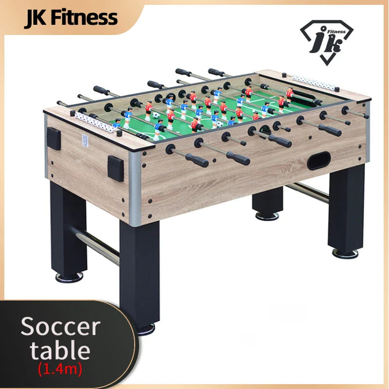 Indoor Large Wood Grain Soccer Table, Adult Game Table, 8-Pole Soccer Machine, Children's Game Table, 1.4m