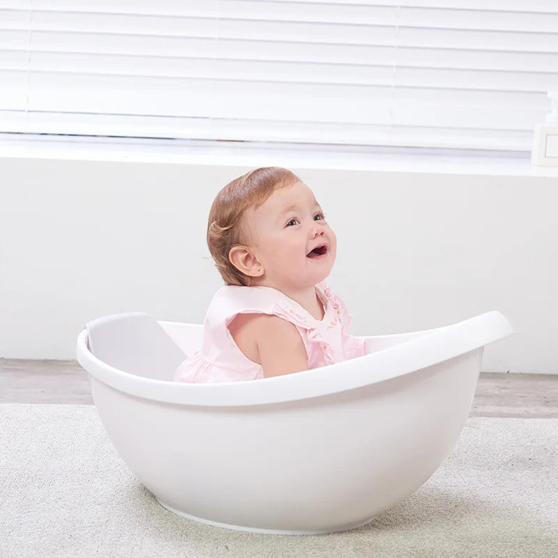 Infant PP Thickened Egg-shaped Bathtub Bath Bucket Baby Shower Waterpot Newborn Toiletries New Born Baby Items Bath Tub