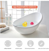 Infant PP Thickened Egg-shaped Bathtub Bath Bucket Baby Shower Waterpot Newborn Toiletries New Born Baby Items Bath Tub