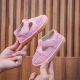 Infant Sandals Summer Baby Girls Boys Anti-collision Toddler Shoes Soft Bottom Kids Genuine Leather Shoes Children Beach Sandals