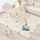 Infant Shining 2cm Foldable Baby Play Mat Cartoon Play Mat Puzzle Children's Mat Baby Room Thickened Crawling Pad Folding Mat