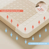 Infant Shining 2cm Foldable Baby Play Mat Cartoon Play Mat Puzzle Children's Mat Baby Room Thickened Crawling Pad Folding Mat