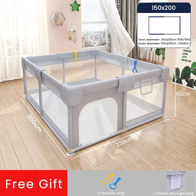 Infant Shining Children Playpen Protector Baby Safety Barrier Kid Fence Playpen for Babies Indoor Baby Playground