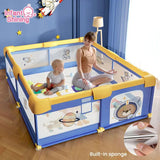 Infant Shining Children Playpen with Foam Protector Baby Safety Fence Kid Ball Pit Playpen for Babies Indoor Toy Baby Playground