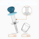 Infant Syringe Nipple with Scale Baby Squeeze Medicine Dropper Dispenser Baby Pacifier Needle Feeder Feeding Flatware Utensils