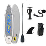 Inflatable Stand Up Paddleboard SUP Board 6 Inch Thick Sap Surfboard Set with Surf Fin Coiled Leash Inflator Carry Bag сап борд