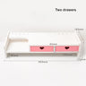 Ins Cute Desktop Computer Monitor Increase Rack Office Girl Heart  Organizer Bedroom Table Shelf Stationery Storage Supplies