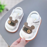 Insole 11-13cm Summer Small Sandals Soft Soled Baby's Walking Shoes Make Sound