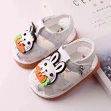 Insole 11-13cm Summer Small Sandals Soft Soled Baby's Walking Shoes Make Sound