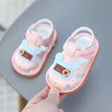 Insole 11-13cm Summer Small Sandals Soft Soled Baby's Walking Shoes Make Sound