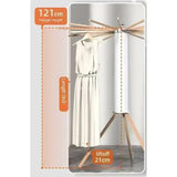 Installation-free Drying Rack,Tripod Clothes Drying Rack, Garment Rack Portable and Foldable Space Saving Laundry Drying