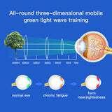 Intelligent Green Light Eye Massager Vision Recovery Training Instrument Ems Acupressure Eye Protection Child Restore Myopia