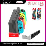 Ipega Joy Con Charger Charging Dock Stand Station Holder for Nintendo Switch Joy-Con Game Console Controller Accessories