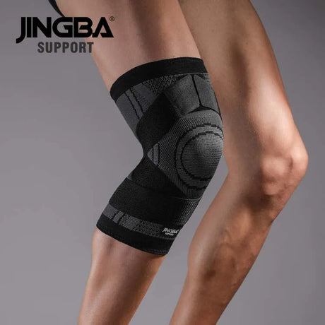 JINGBA SUPPORT 2020 Hot Outdoor Sports Knee Protector Volleyball Basketball Knee Pads Knee Brace Support Protector Safety Bandag