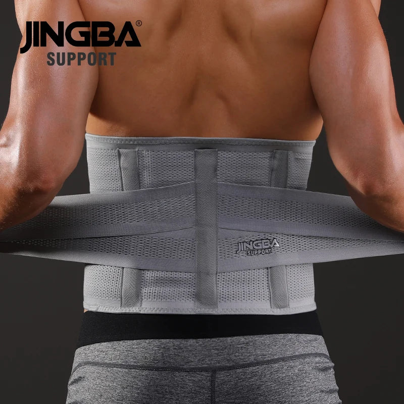 JINGBA SUPPORT fitness sports waist back support belts sweat belt trainer trimmer musculation abdominale Sports Safety factory