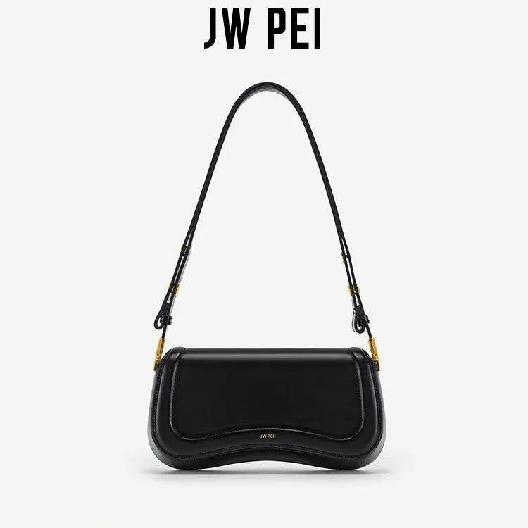 JW PEI Women's Fashion Adjustable Crossbody Shoulder Bag Retro Underarm Saddle Bag