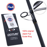 Japan FUJI Guide Ring Fishing Rods 2.1m-3.6m Portable Carbon  Spinning Casting Fishing Travel Rod M MH ML FAST Rod With Tube Bag