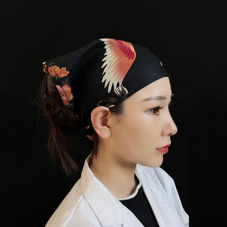 Japanese Chef Hat Kitchen Restaurant Waiter Sushi Caps Cuisine Cook Headscarf  Food Service Work Uniform Cap Pirate Hat