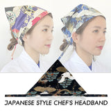 Japanese Chef Hat Kitchen Restaurant Waiter Sushi Caps Cuisine Cook Headscarf  Food Service Work Uniform Cap Pirate Hat