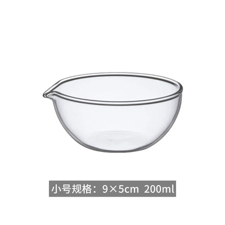 Japanese Drainage Pointed Bowl Baking Accessories Dessert Salad Bowl Sauce Heat-Resistant Glass Oven Bakeware Cake Tools