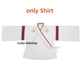 Japanese Dress Kimono Woman Black White Cat Embroidery Skirts Vintage Asian Clothing Yukat Party Anime Cosplay harajuku costume