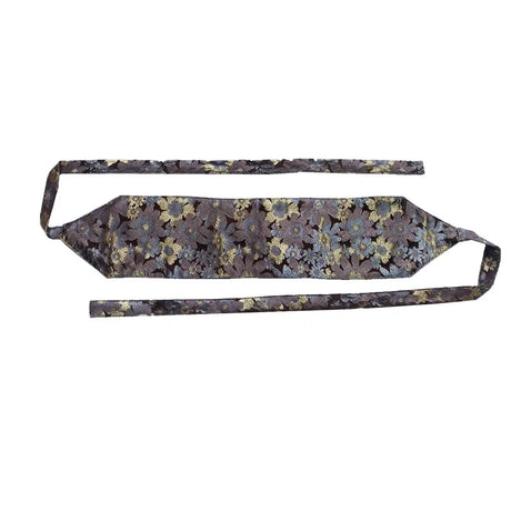 Japanese Embroidery Vintage Style Woman Kimono Belt Elastic Waist Cummerbunds Wide Belt Yukata Dress Crane Floral Haori Men Obi