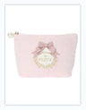 Japanese Style New Handle Lace Shoulder Bag Sweet Handbags for Women Pink Drawstring Bag Lolita Girls Cosmetic Bag