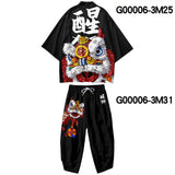 Japanese Traditional Clothing Kimono Pants Men Retro Yukata Asian Fashion Tang Suit Harajuku Hanfu Yukata Jacket