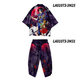 Japanese Traditional Clothing Kimono Pants Men Retro Yukata Asian Fashion Tang Suit Harajuku Hanfu Yukata Jacket