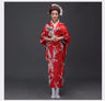 Japanese Traditional Yukata Kimono With Obi Vintage Women Evening Dress Geisha Kimono Vintage Women Stage Show Costume Cosplay