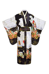 Japanese Traditional Yukata Kimono With Obi Vintage Women Evening Dress Geisha Kimono Vintage Women Stage Show Costume Cosplay