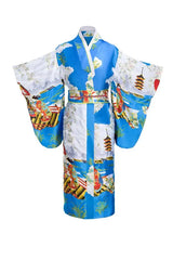 Japanese Traditional Yukata Kimono With Obi Vintage Women Evening Dress Geisha Kimono Vintage Women Stage Show Costume Cosplay