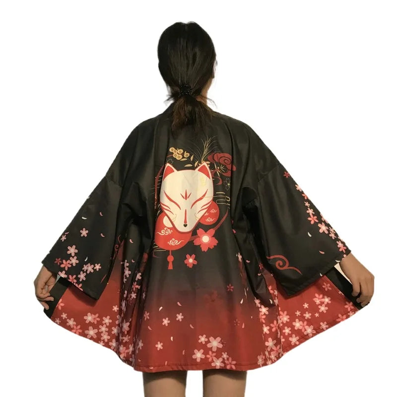 Japanese kimono traditional yukata women kimono cosplay kimono femme traditional japanese kimonos kimono girl Beach Haori V730