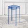 Joylove Transparent Plastic Stool Household Thickened Acrylic Stool Stackable Dining Table Bench Simple Living Room Chair