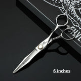 Jungle Haircutting Scissors 5.5/6/6.5 inch 9-way 18 steel thinning shears Professional hairdresser  tools