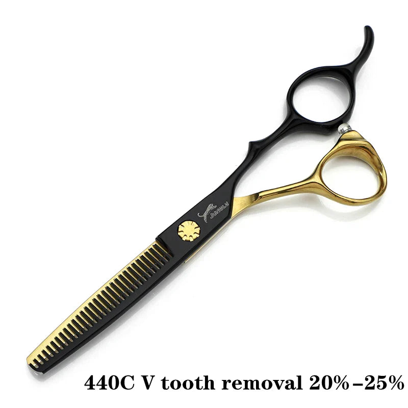 Jungle Haircutting Scissors 5.5/6/6.5 inch 9-way 18 steel thinning shears Professional hairdresser  tools