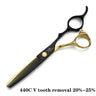 Jungle Haircutting Scissors 5.5/6/6.5 inch 9-way 18 steel thinning shears Professional hairdresser  tools