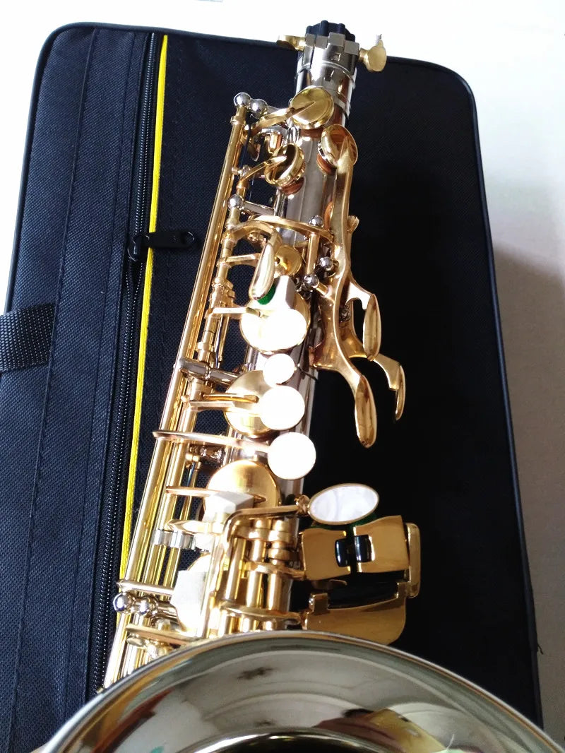 Jupiter JAS1100SG Alto Eb Saxophone Brass Nickel Silver Plated Body Gold Lacquer Key Music Instrument E-flat Sax with Case