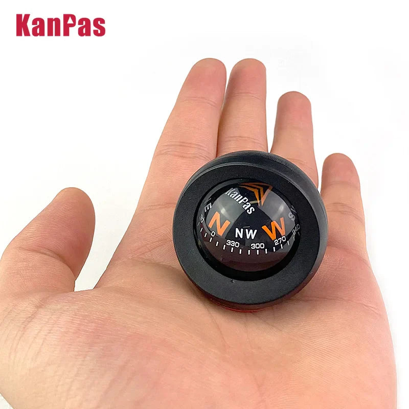 KANPAS High Quality Automotive/Car Dashboard Small Size Compass, Simple Style For motorcycle Driving Navigation