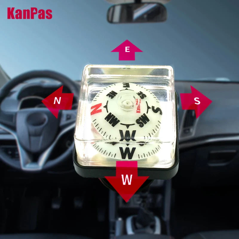 KANPAS anti exposure compass for car / Dashboard compass /luminous dial compass