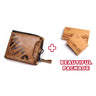 KAVIS Crazy Horse Genuine Leather Wallet Men Coin Purse Male Cuzdan Walet Portomonee PORTFOLIO  Perse Small Pocket money bag