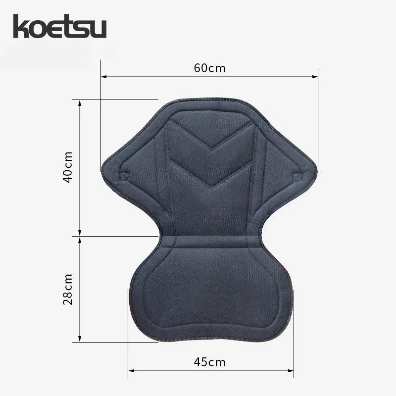 KOETSU Paddle Board Simple Seat Surf Paddle Board Non Slip Rest Support Mat Kayak Seat Padded Adjustable Backrest Soft Cushion