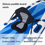 KOETSU Paddle Board Simple Seat Surf Paddle Board Non Slip Rest Support Mat Kayak Seat Padded Adjustable Backrest Soft Cushion