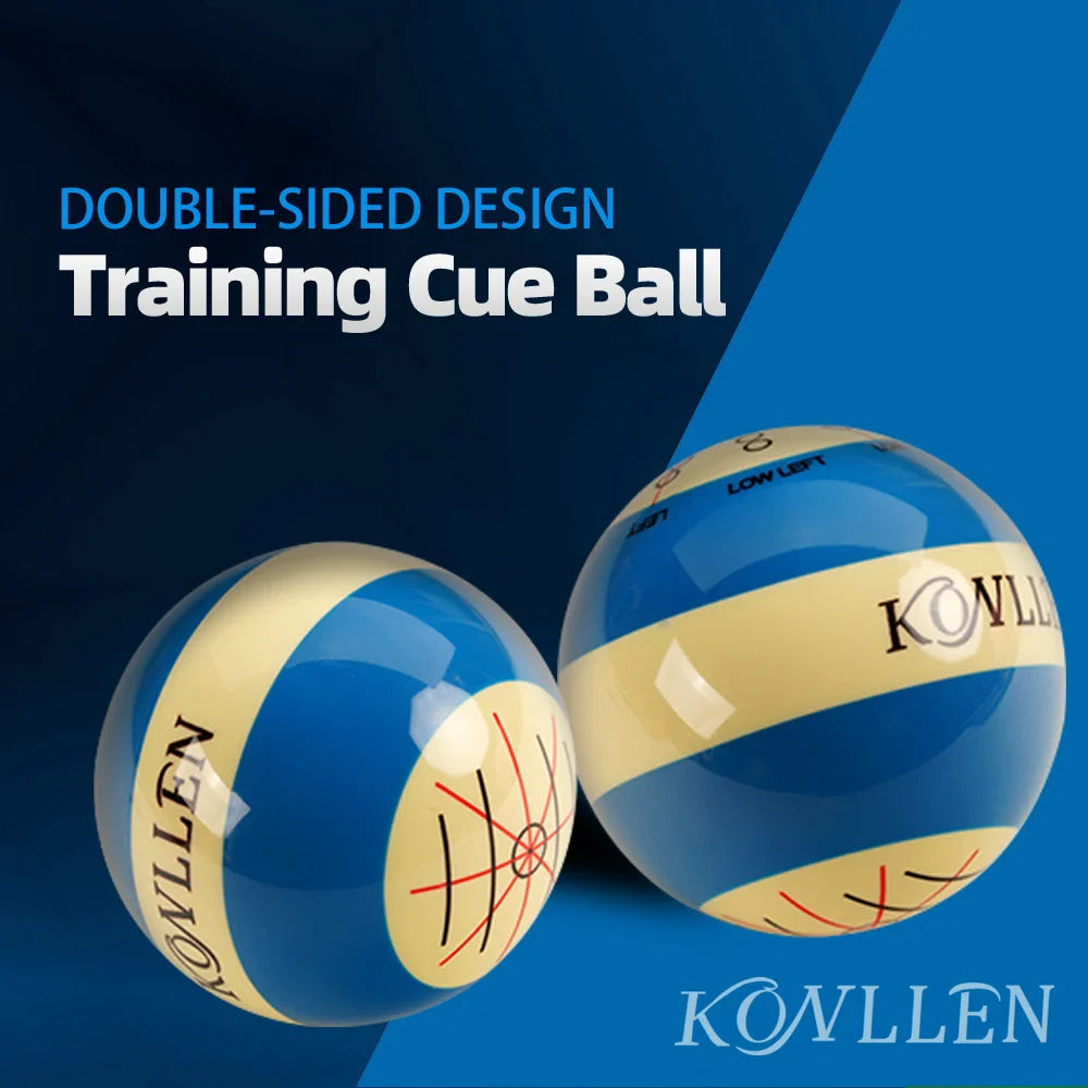 KONLLEN Billiards Cue Ball Practice Training Artifact Replacement 2-1/4" / 2-1/16" Table Ball Practice Snooker Accessories