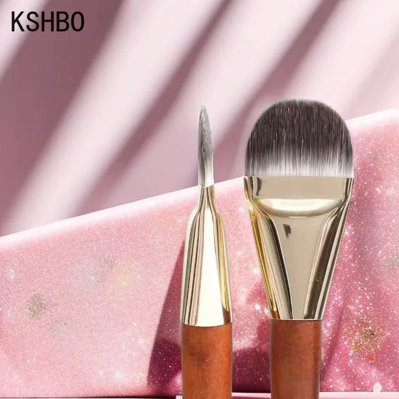 KSHBO 1pcs Professional Super Thin Foundation Concealer Cream Makeup Brush Liquid Foundation Face Base Brush Make Up Tools