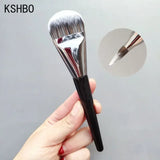 KSHBO 1pcs Professional Super Thin Foundation Concealer Cream Makeup Brush Liquid Foundation Face Base Brush Make Up Tools