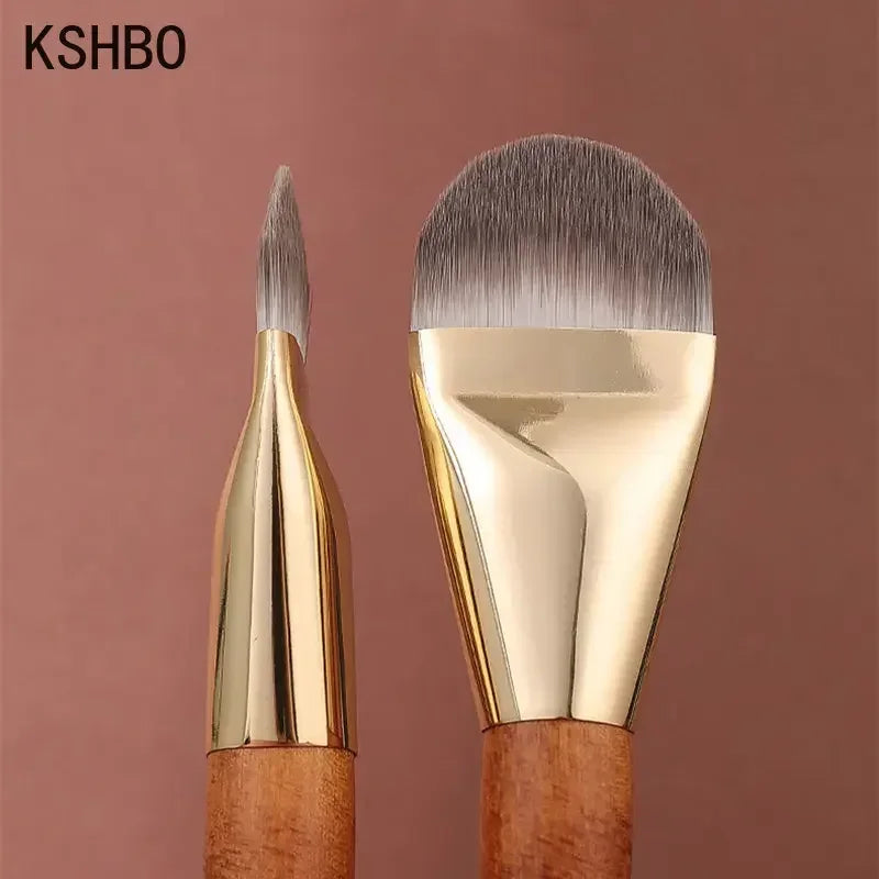 KSHBO 1pcs Professional Super Thin Foundation Concealer Cream Makeup Brush Liquid Foundation Face Base Brush Make Up Tools