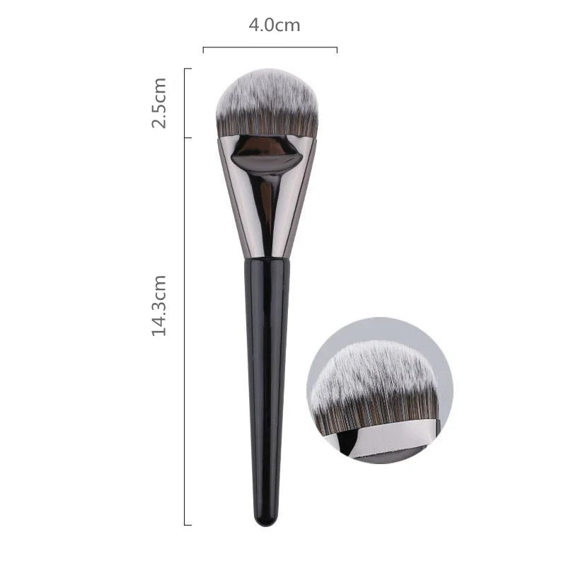 KSHBO 1pcs Professional Super Thin Foundation Concealer Cream Makeup Brush Liquid Foundation Face Base Brush Make Up Tools